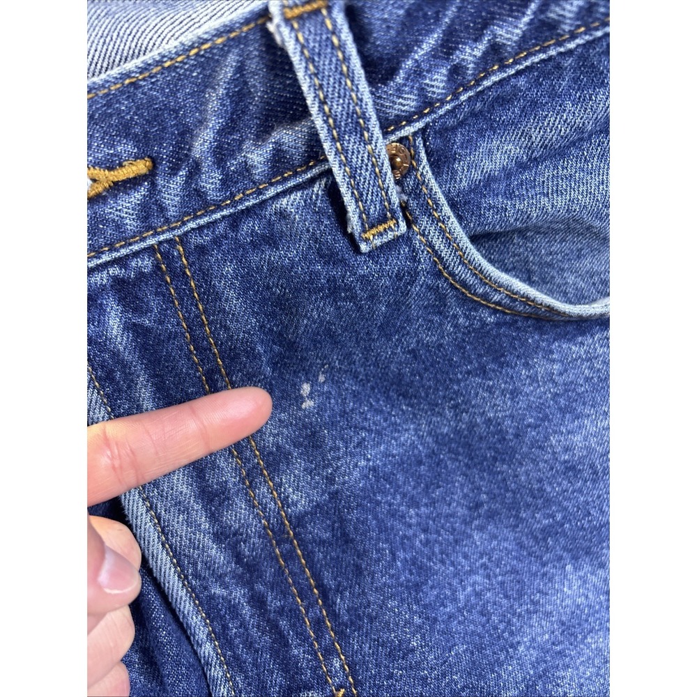 Levi's 505 Jeans Mens 36x30 Blue Regular Fit Straight Leg Denim Pants - Picture 6 of 11